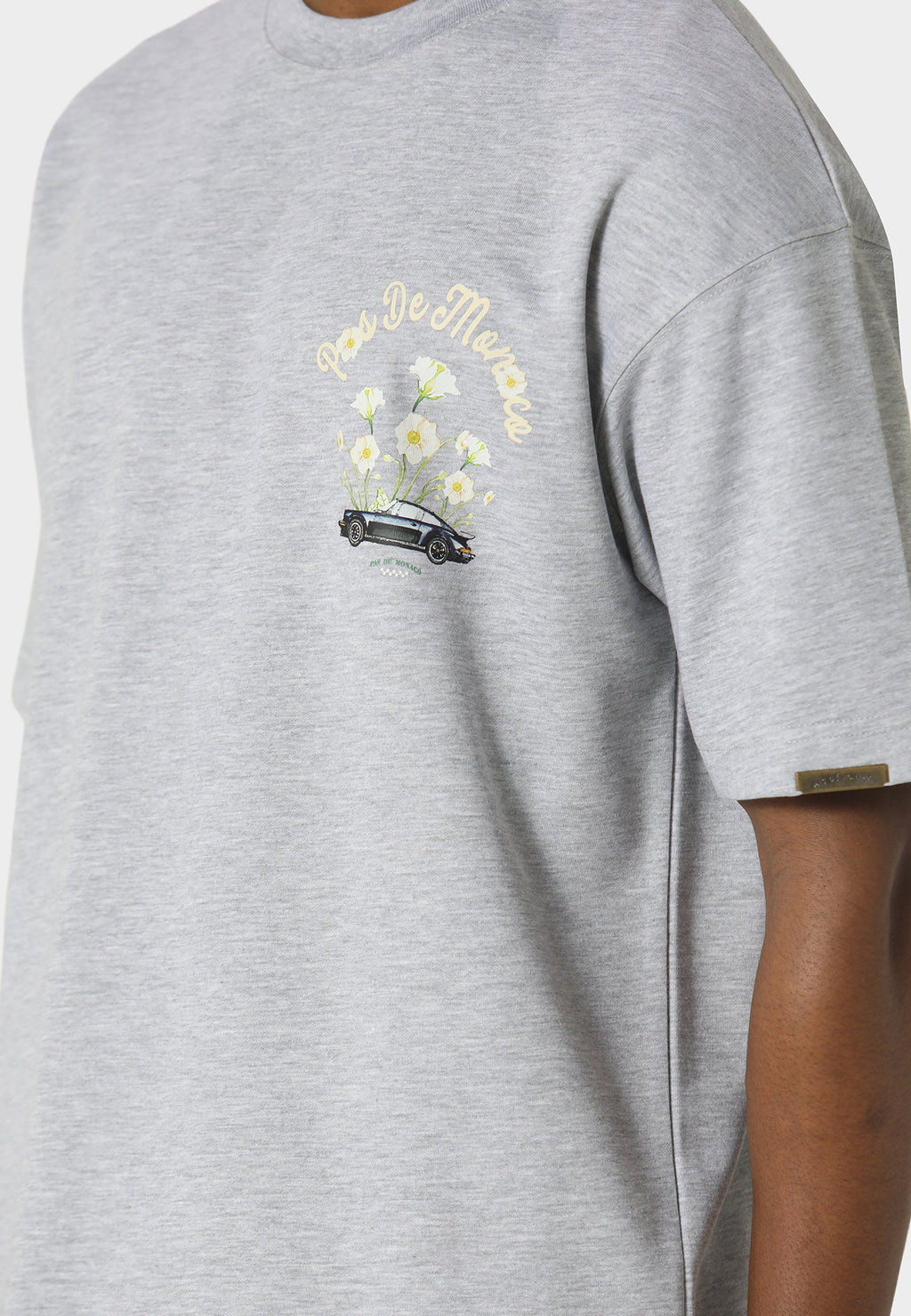 Pink Reverie Marl Grey T-Shirt