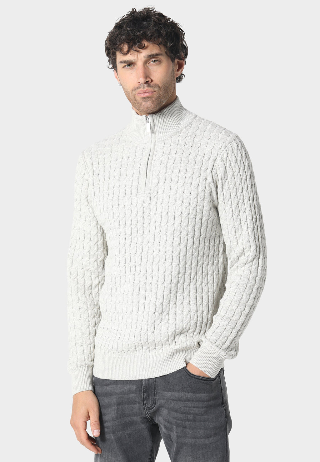 Portie Ecru Knitwear