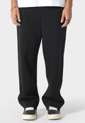 Raw Hem Black Jogger