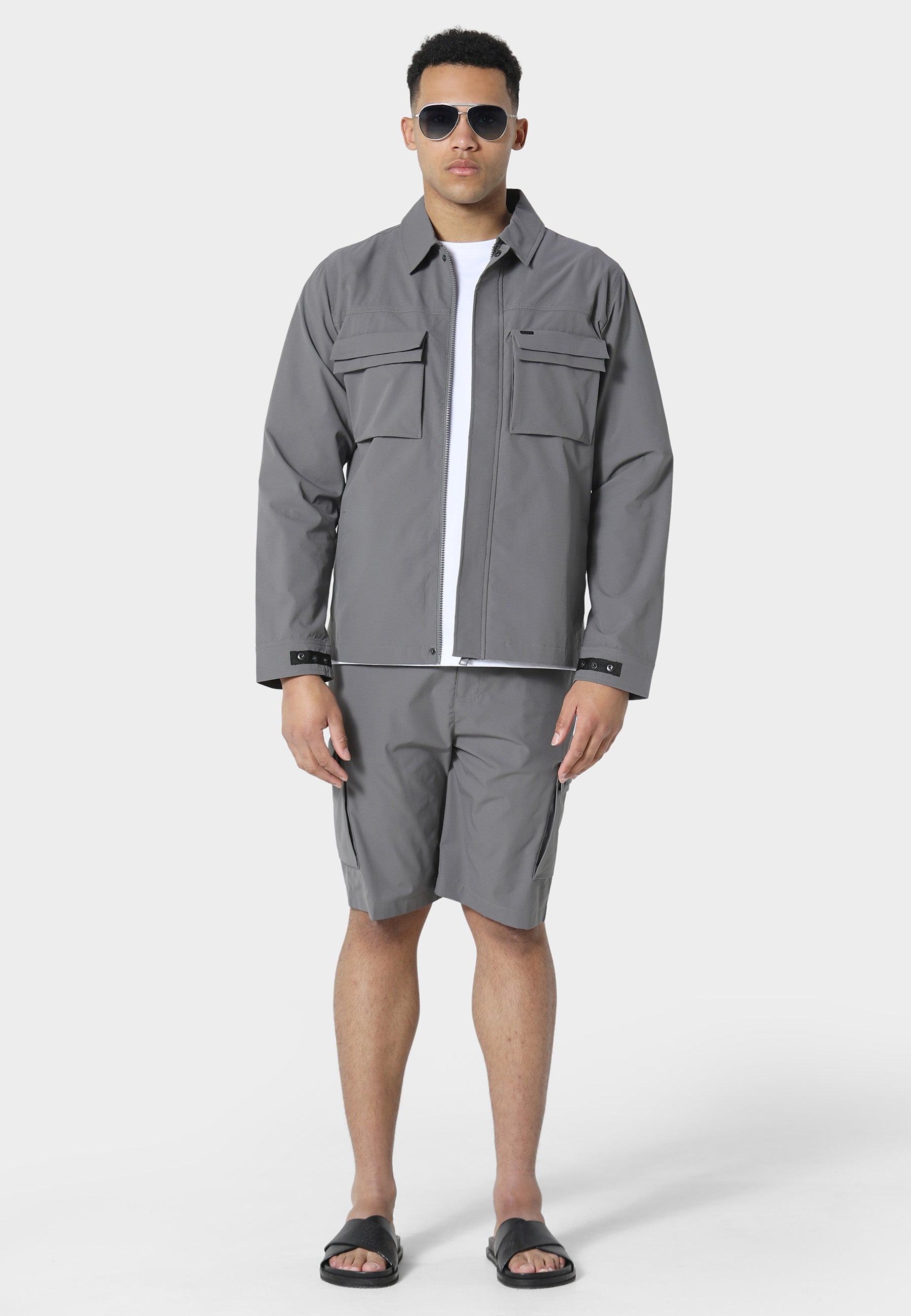 Stokevels Charcoal Cargo Shorts
