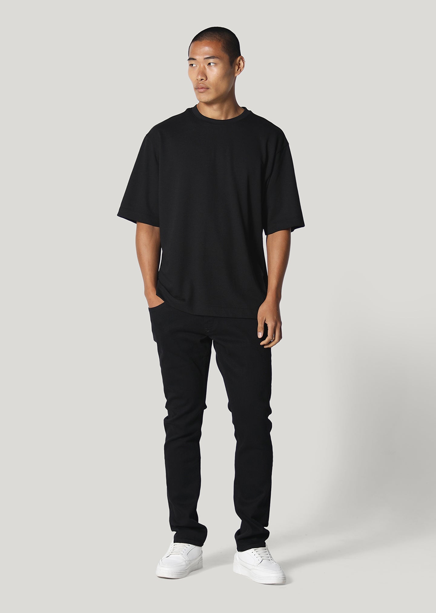 Rhodes Lightweight Black T-Shirt