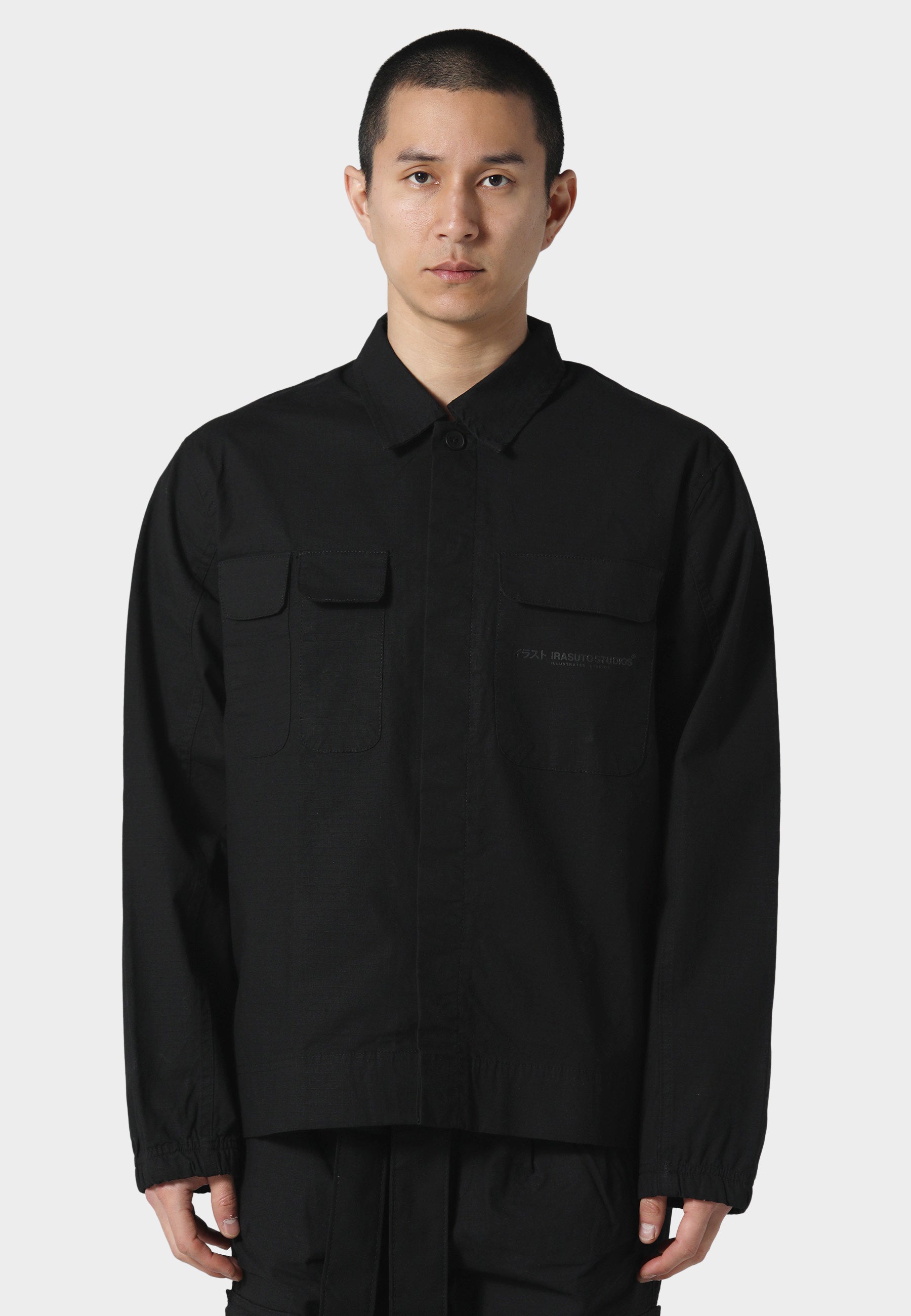 Rip Stop Black Jacket