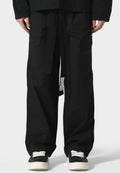 Rip Stop Black Cargo Pant