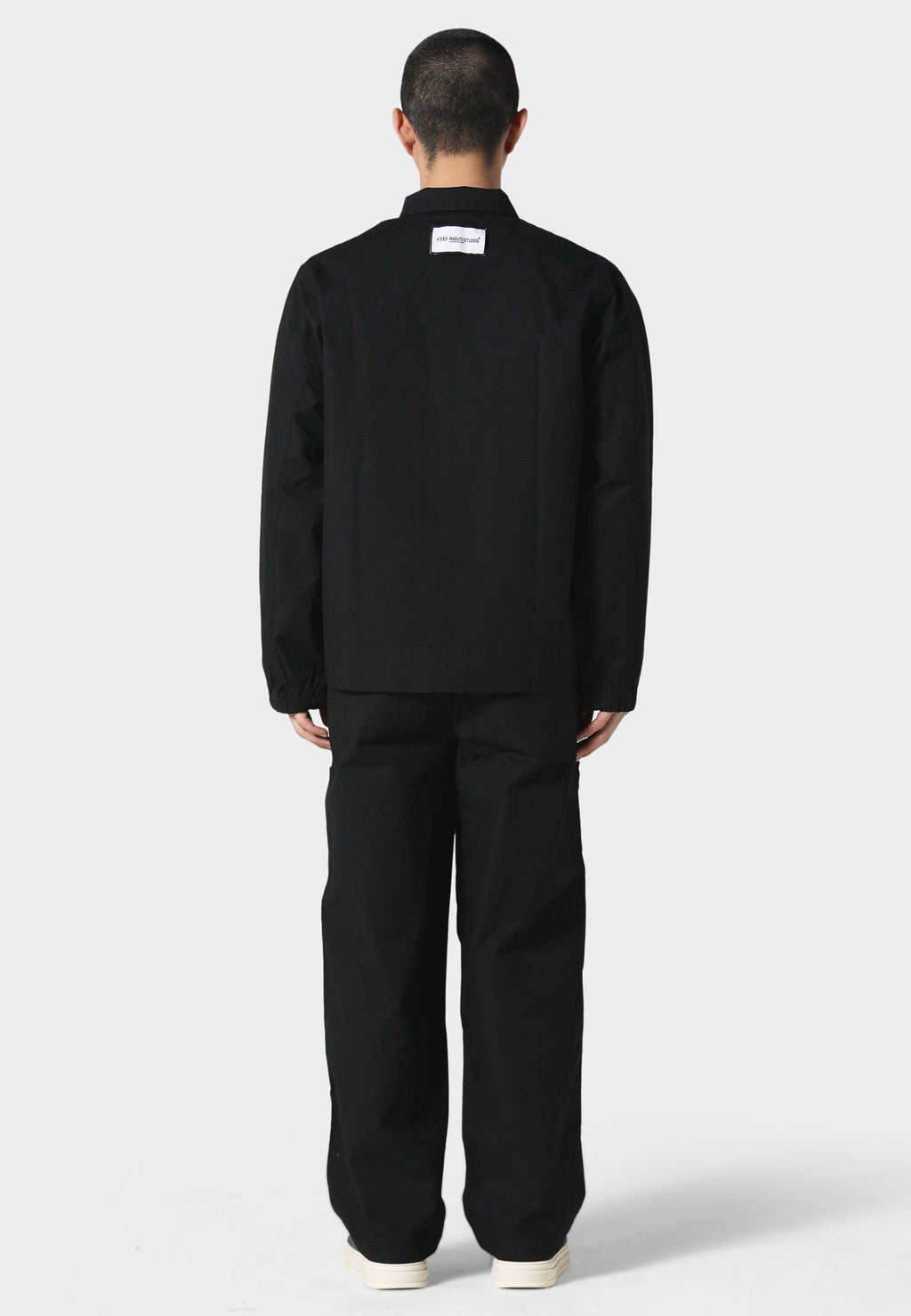 Rip Stop Black Cargo Pant