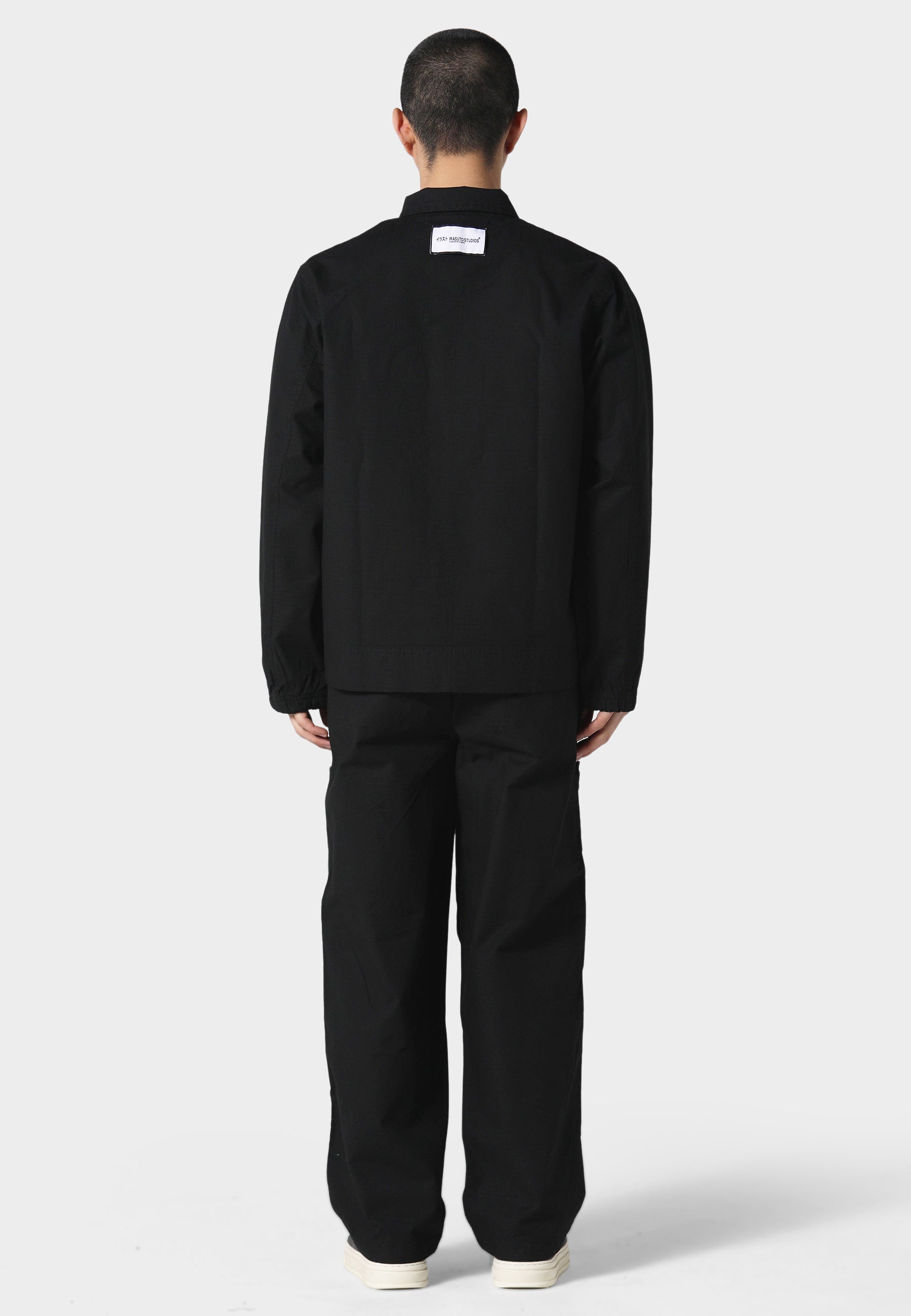 Rip Stop Black Cargo Pant