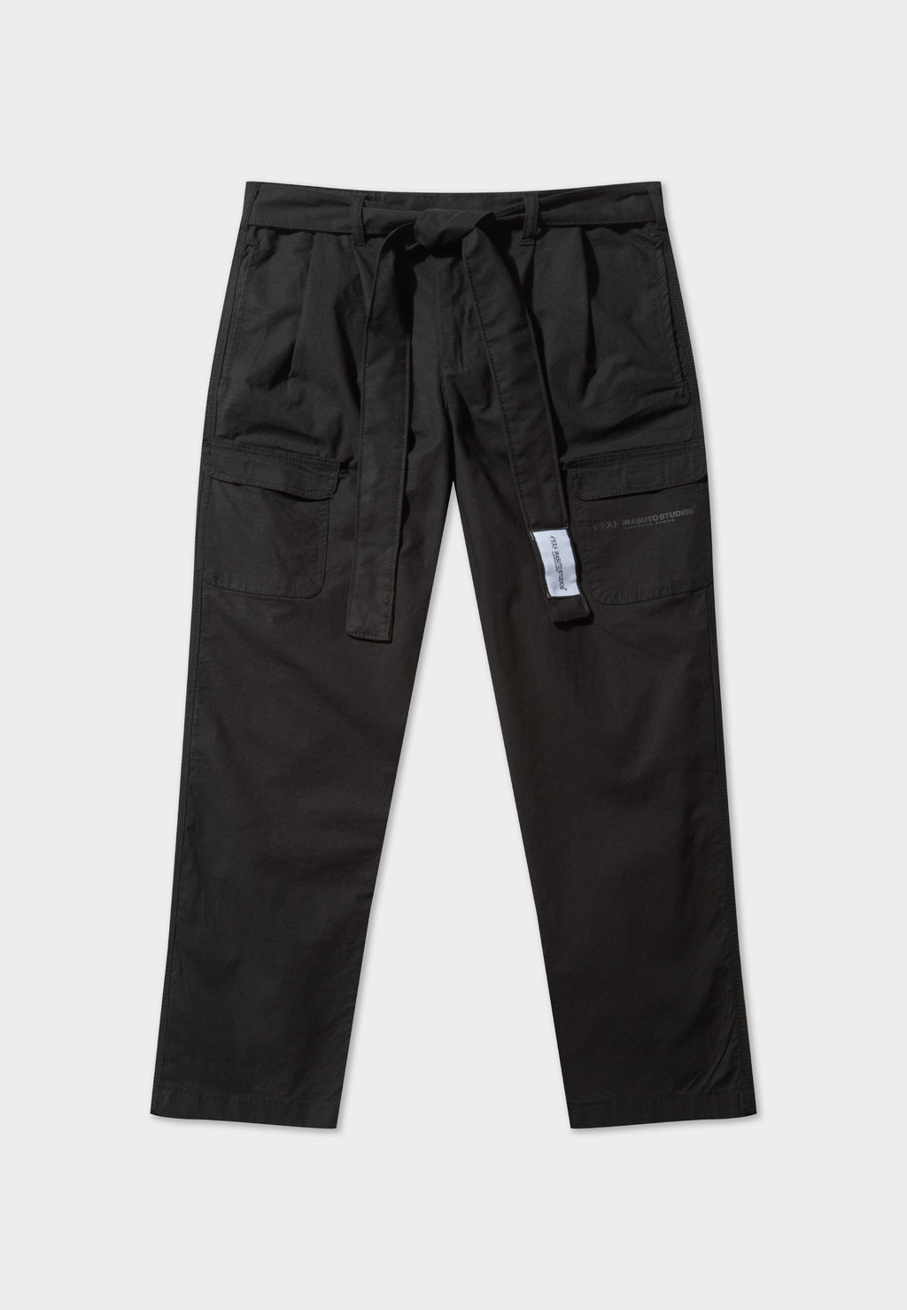 Rip Stop Black Cargo Pant