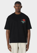 Rose Riviera Black T-Shirt