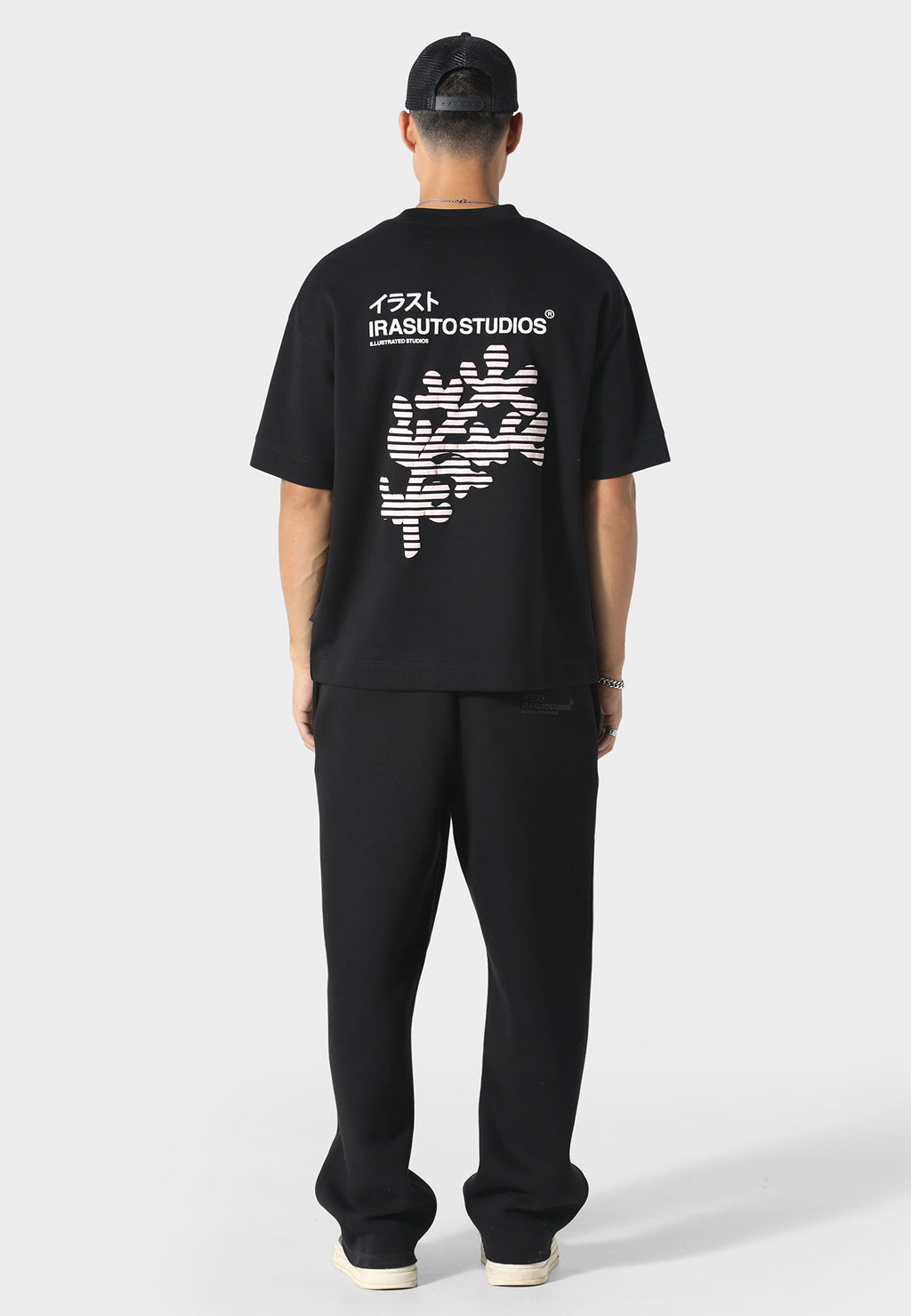 Sakura Wave Black T-Shirt