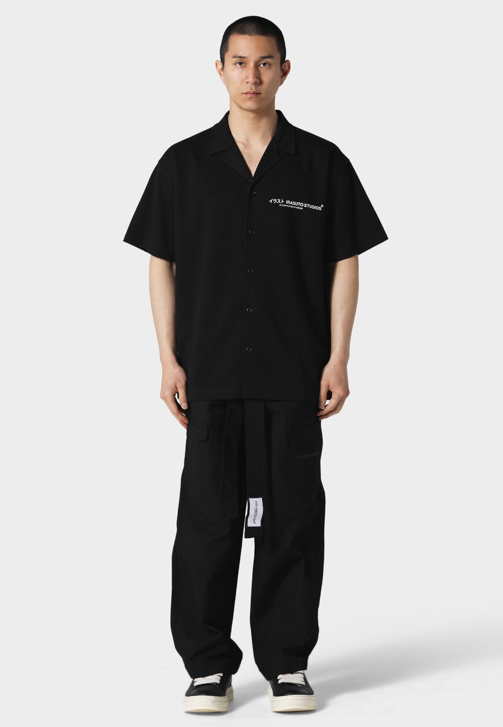 Saraisu Cuban Black Shirt