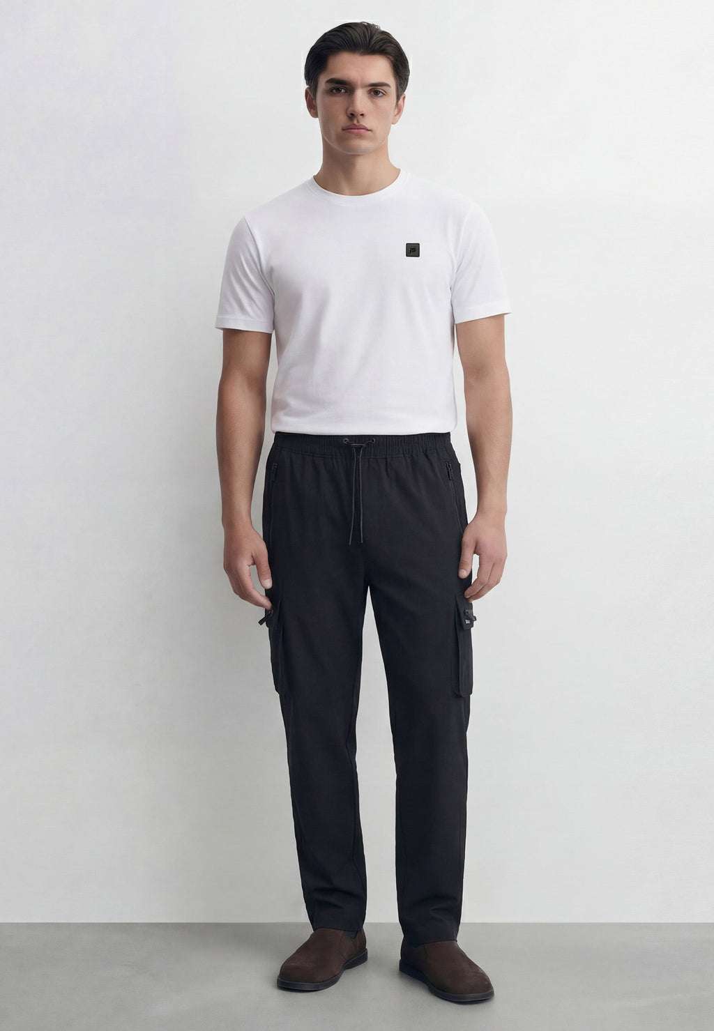 Savoco Black Cargo Pants