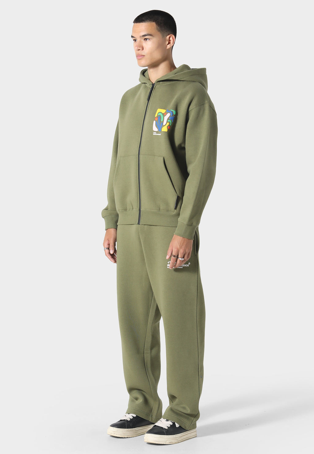 Shikaku Form Khaki Zip Hoodie
