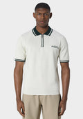 Signature Off White Knitted Polo