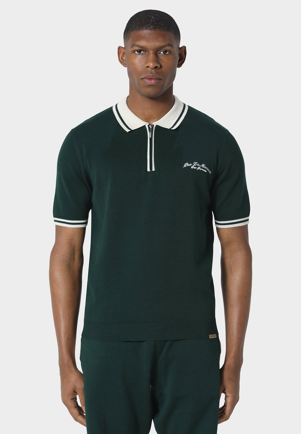 Signature Pedosa Green Knitted Polo
