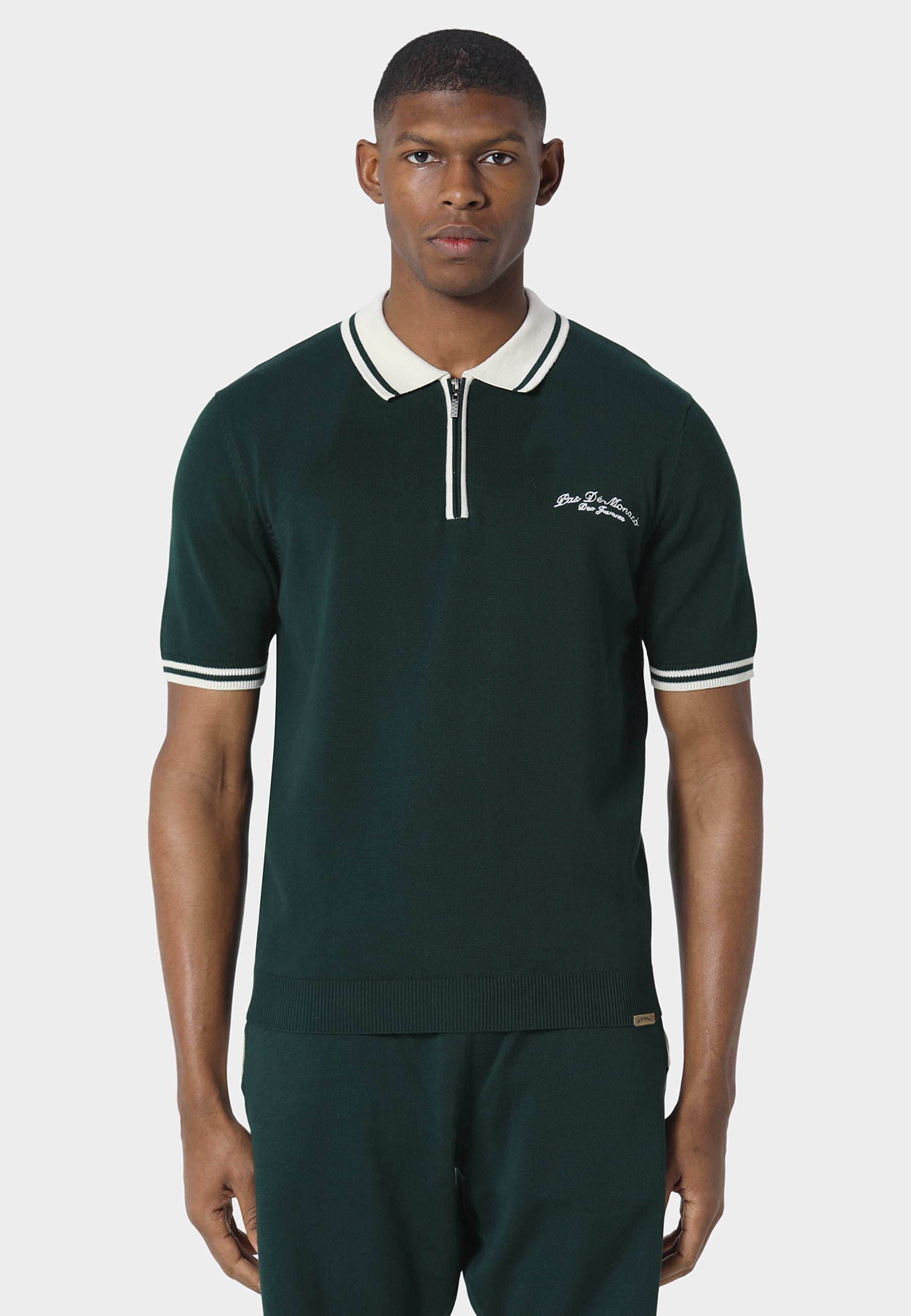 Signature Pedosa Green Knitted Polo