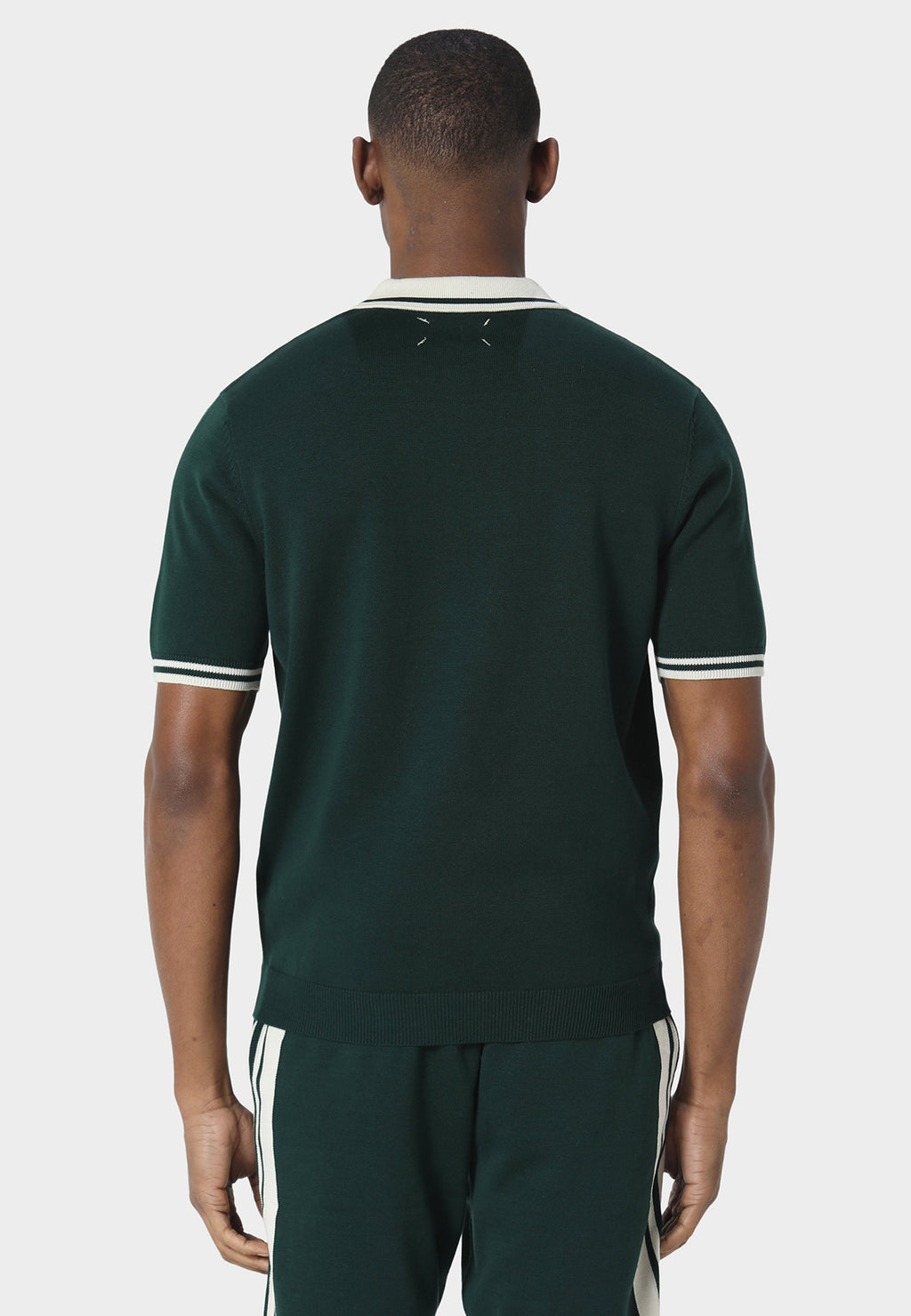 Signature Pedosa Green Knitted Polo