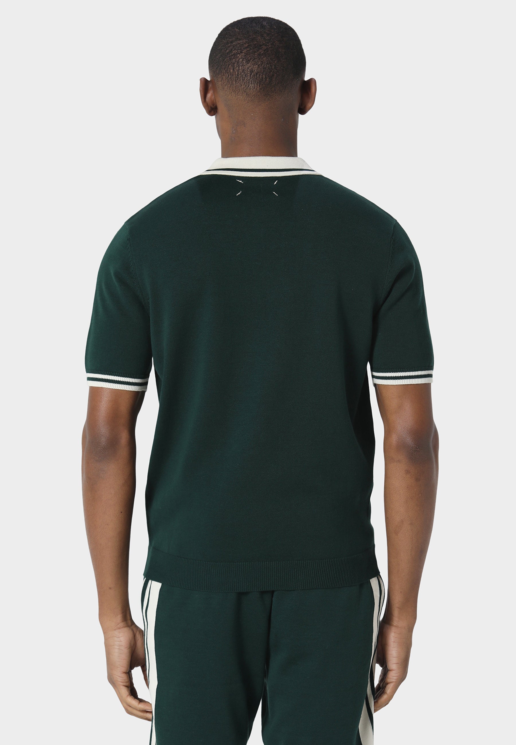 Signature Pedosa Green Knitted Polo