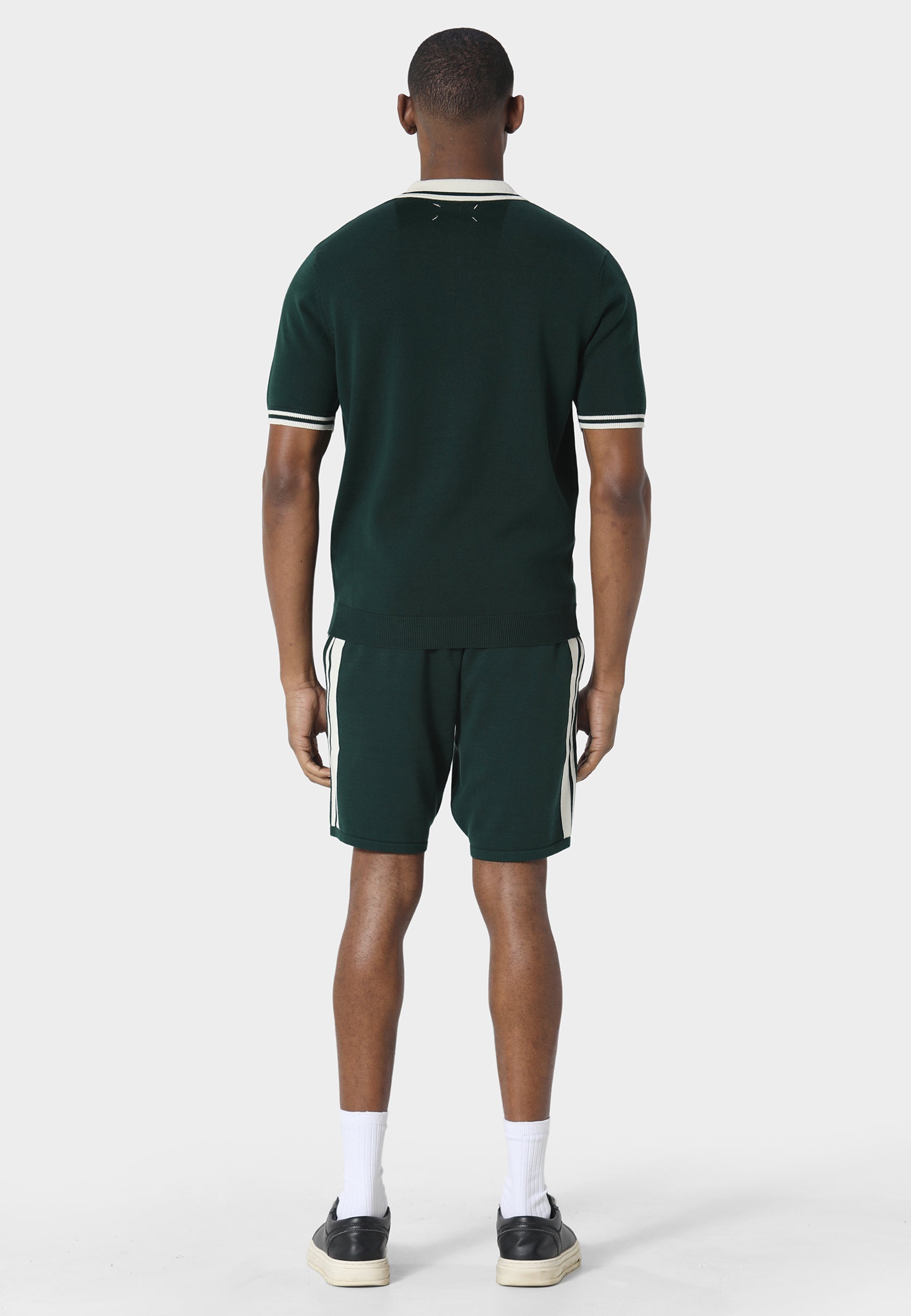 Signature Pedosa Green Knitted Polo
