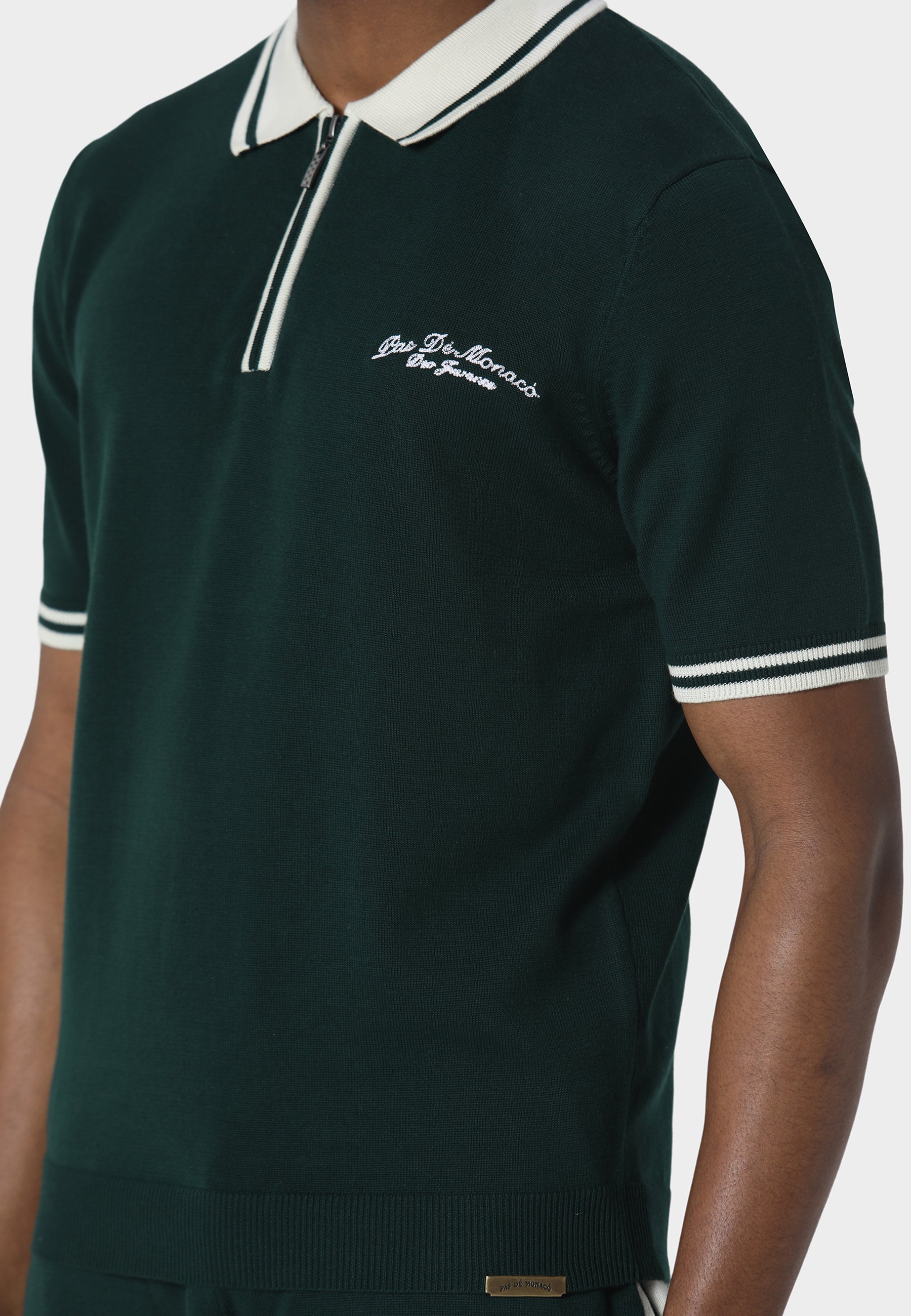 Signature Pedosa Green Knitted Polo