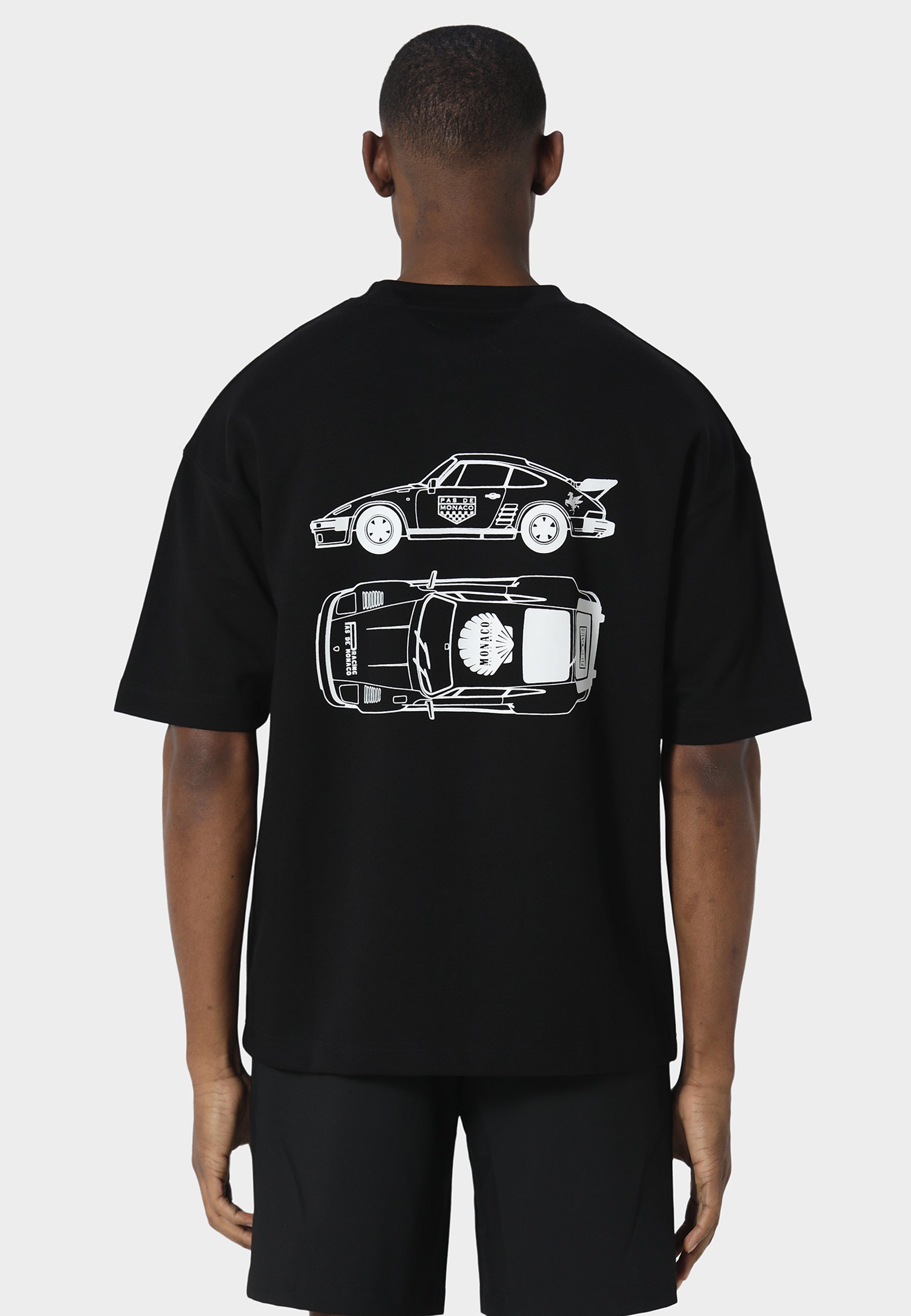 Slanted Black T-Shirt