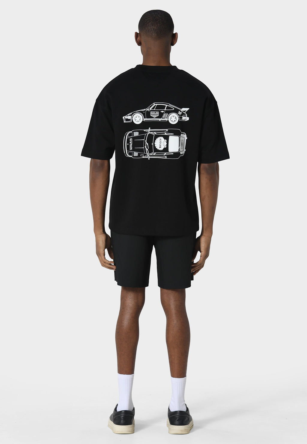 Slanted Black T-Shirt