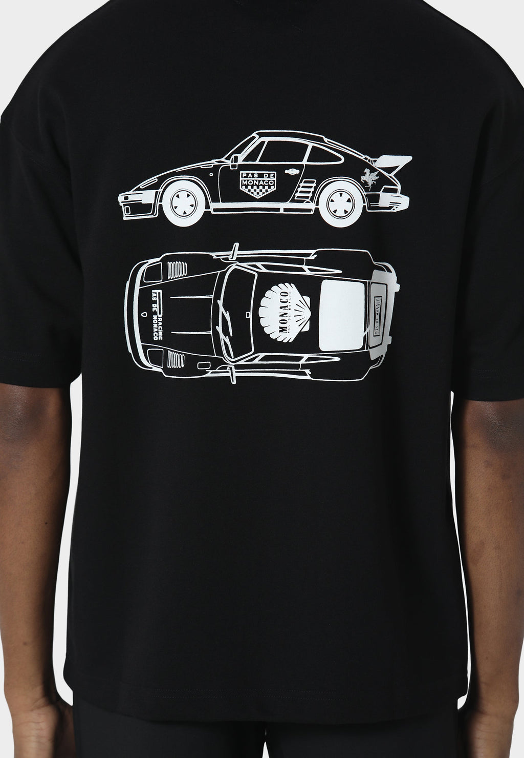 Slanted Black T-Shirt