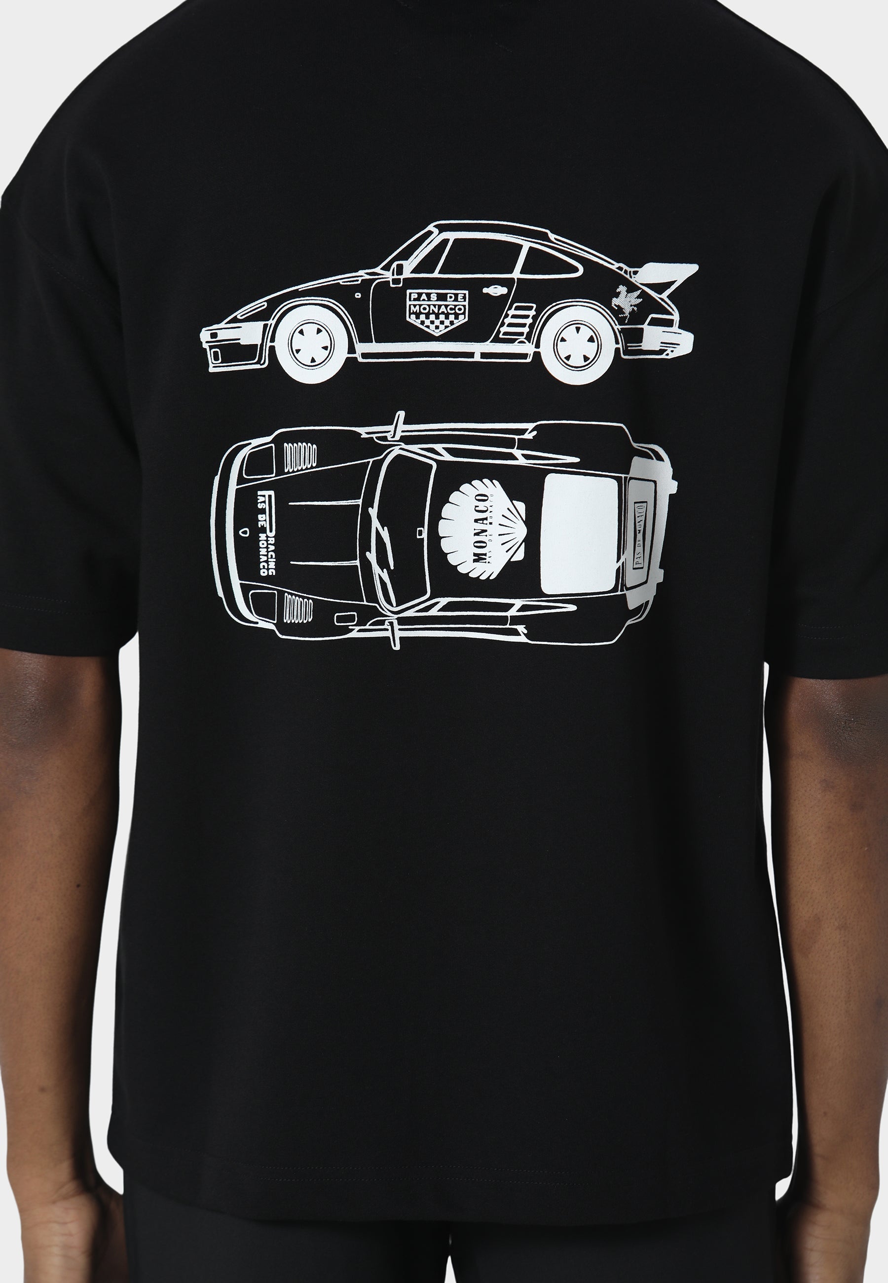 Slanted Black T-Shirt