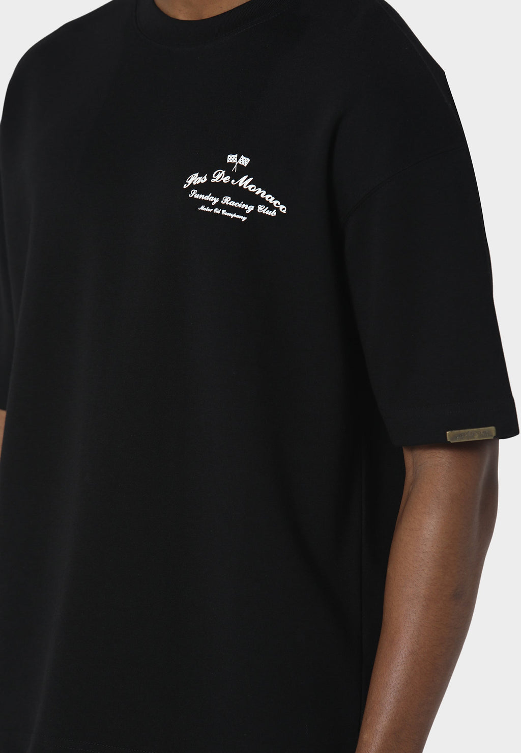 Slanted Black T-Shirt