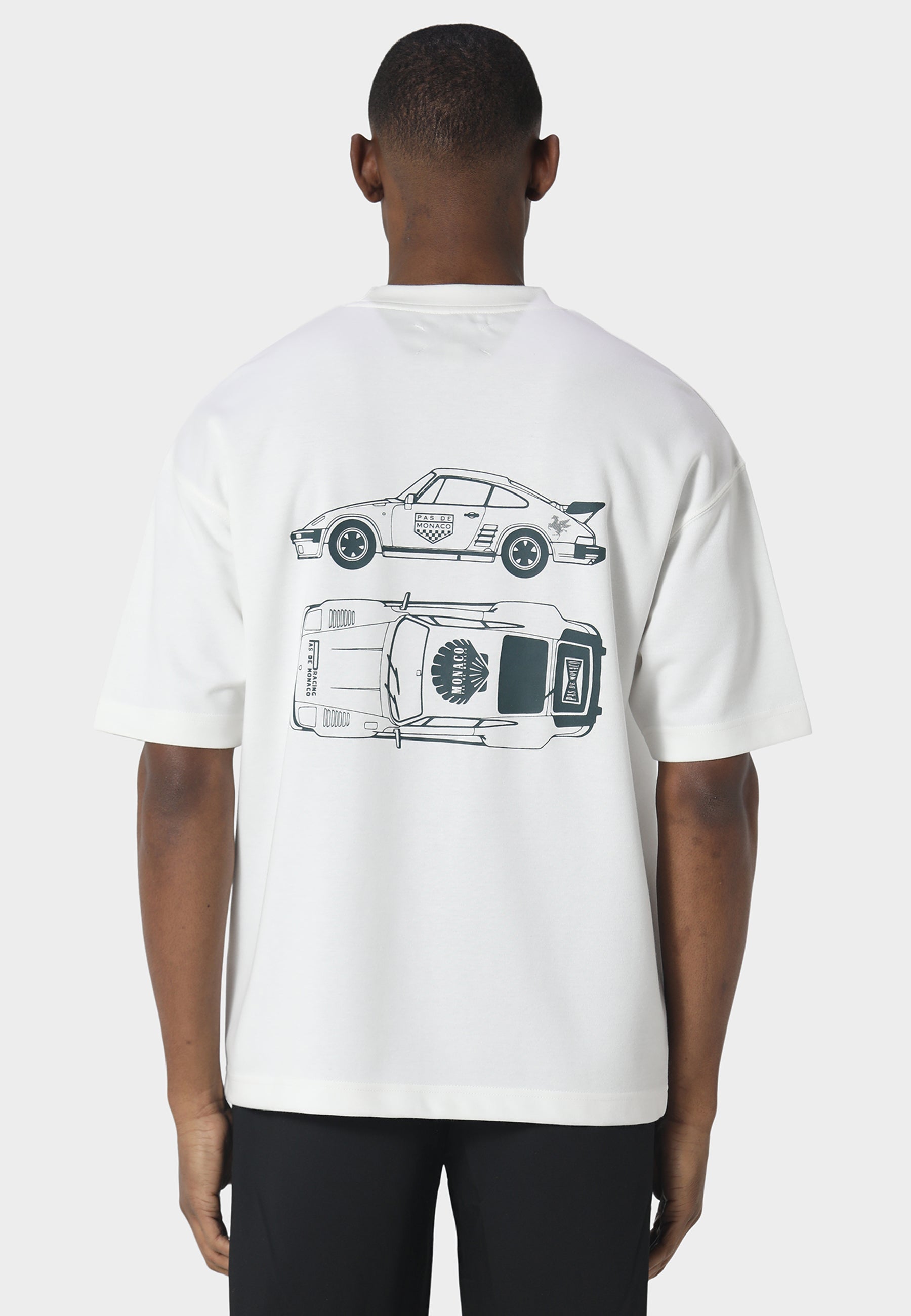 Slanted Off White T-Shirt – THELABELYARD