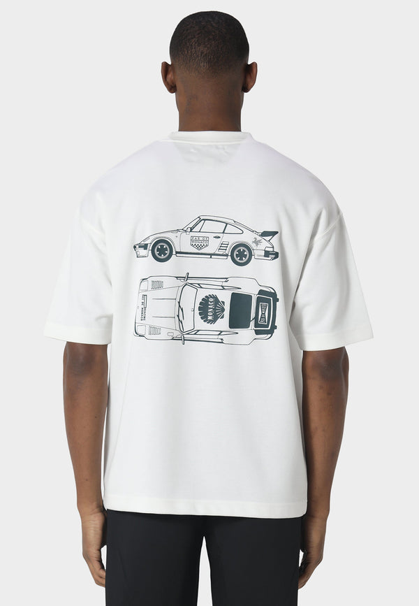Slanted Off White T-Shirt