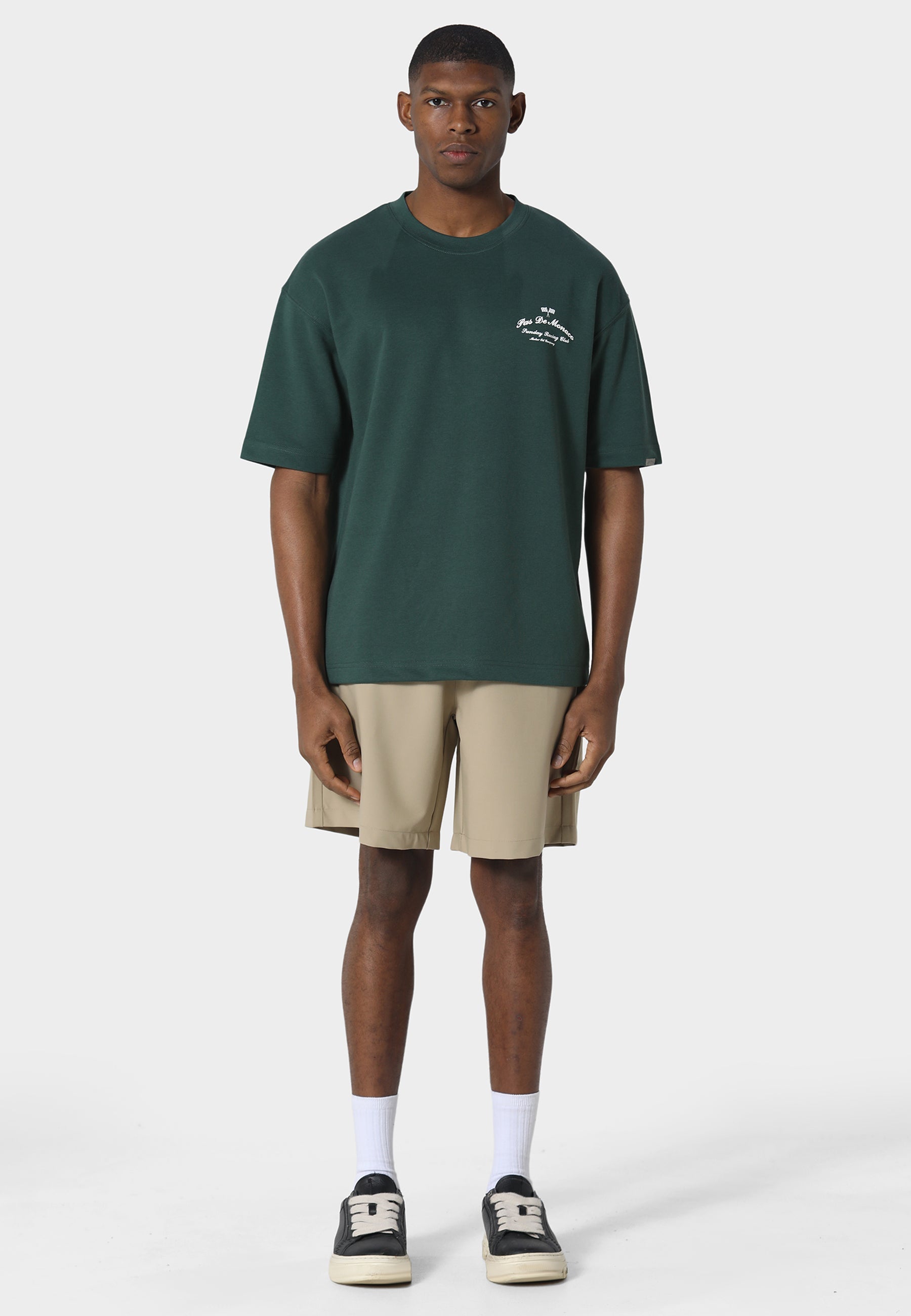 Slanted Pedosa Green T-Shirt