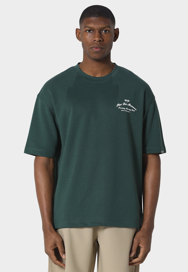 Slanted Pedosa Green T-Shirt
