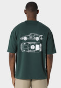 Slanted Pedosa Green T-Shirt