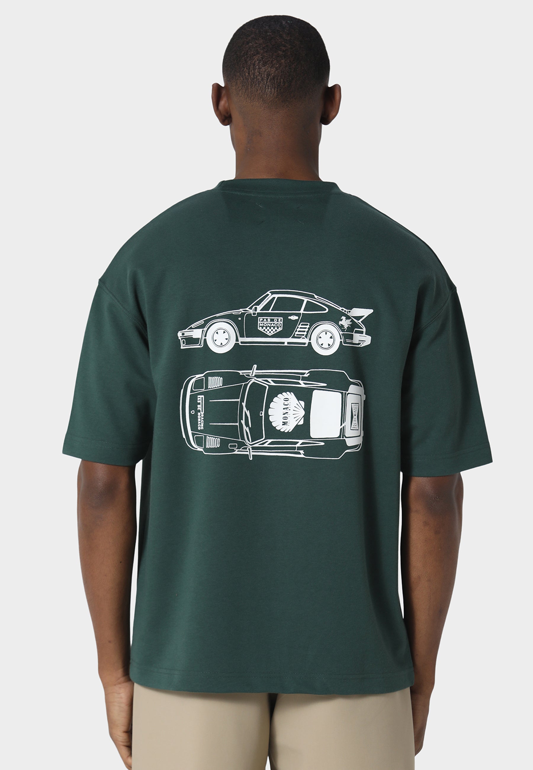 Slanted Pedosa Green T-Shirt