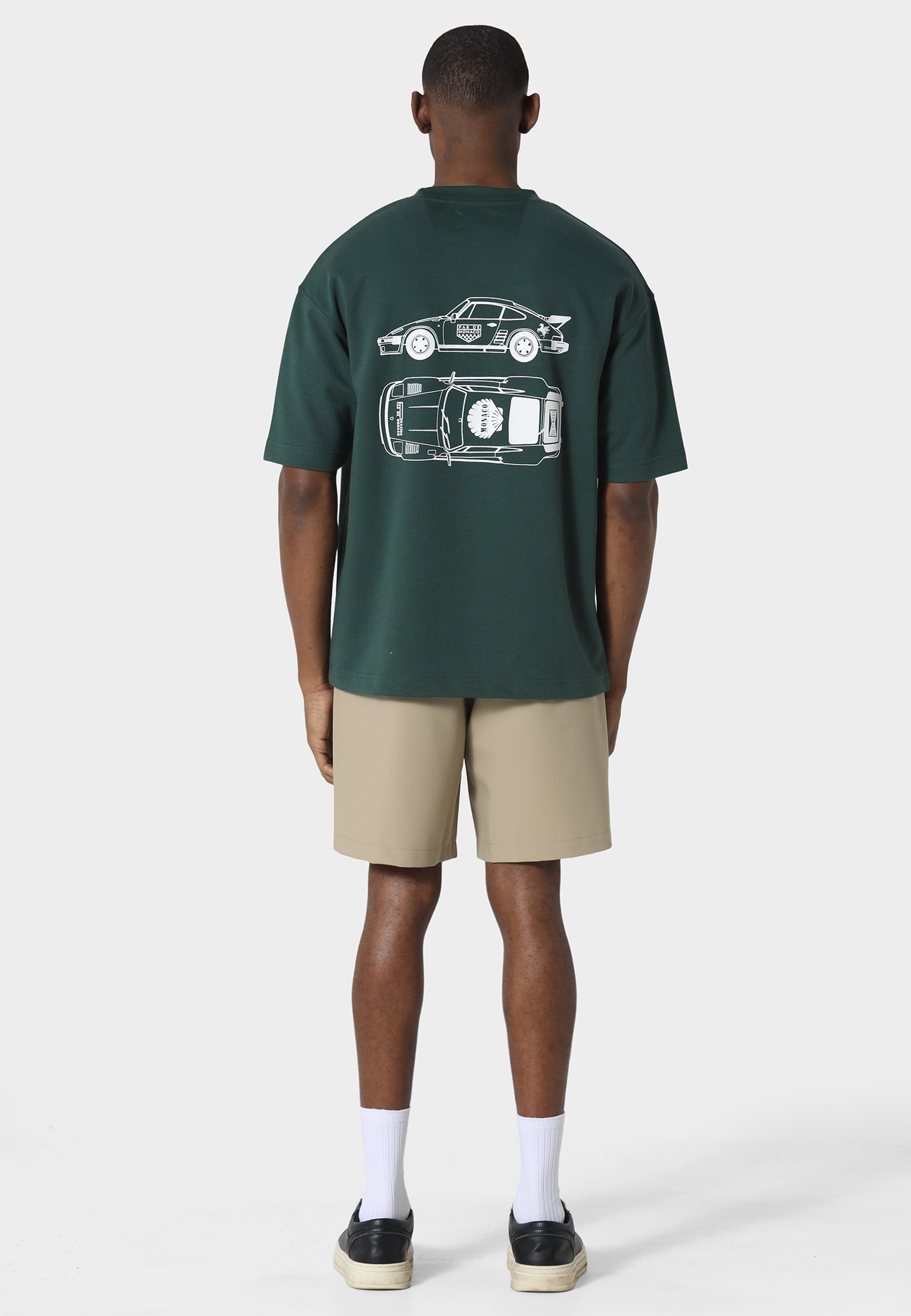 Slanted Pedosa Green T-Shirt