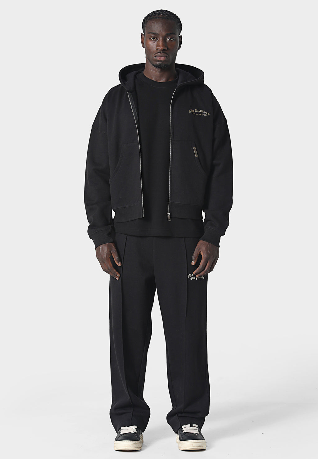 Soveriegn Zip Hoodie Black