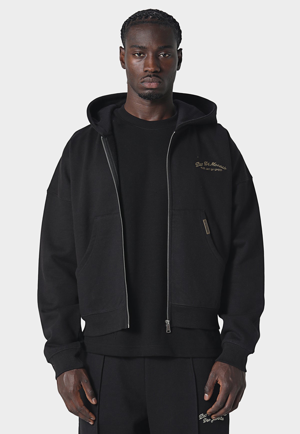 Soveriegn Zip Hoodie Black