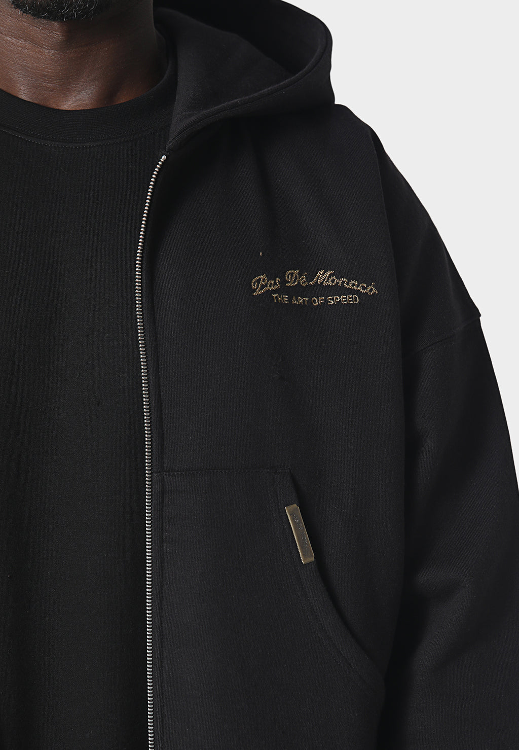 Soveriegn Zip Hoodie Black