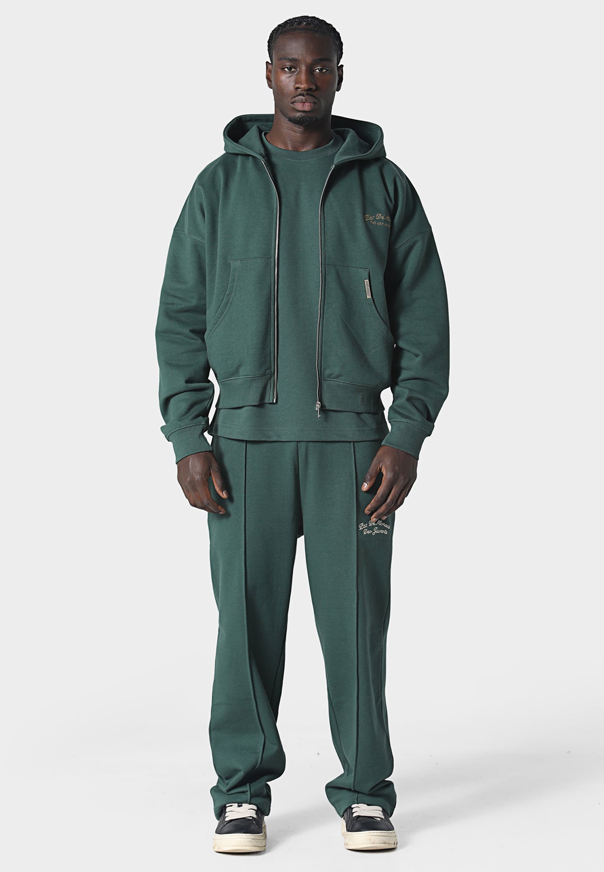 Soveriegn Zip Hoodie Pedosa Green
