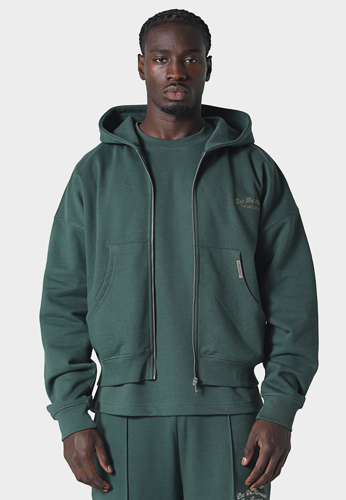 Soveriegn Zip Hoodie Pedosa Green