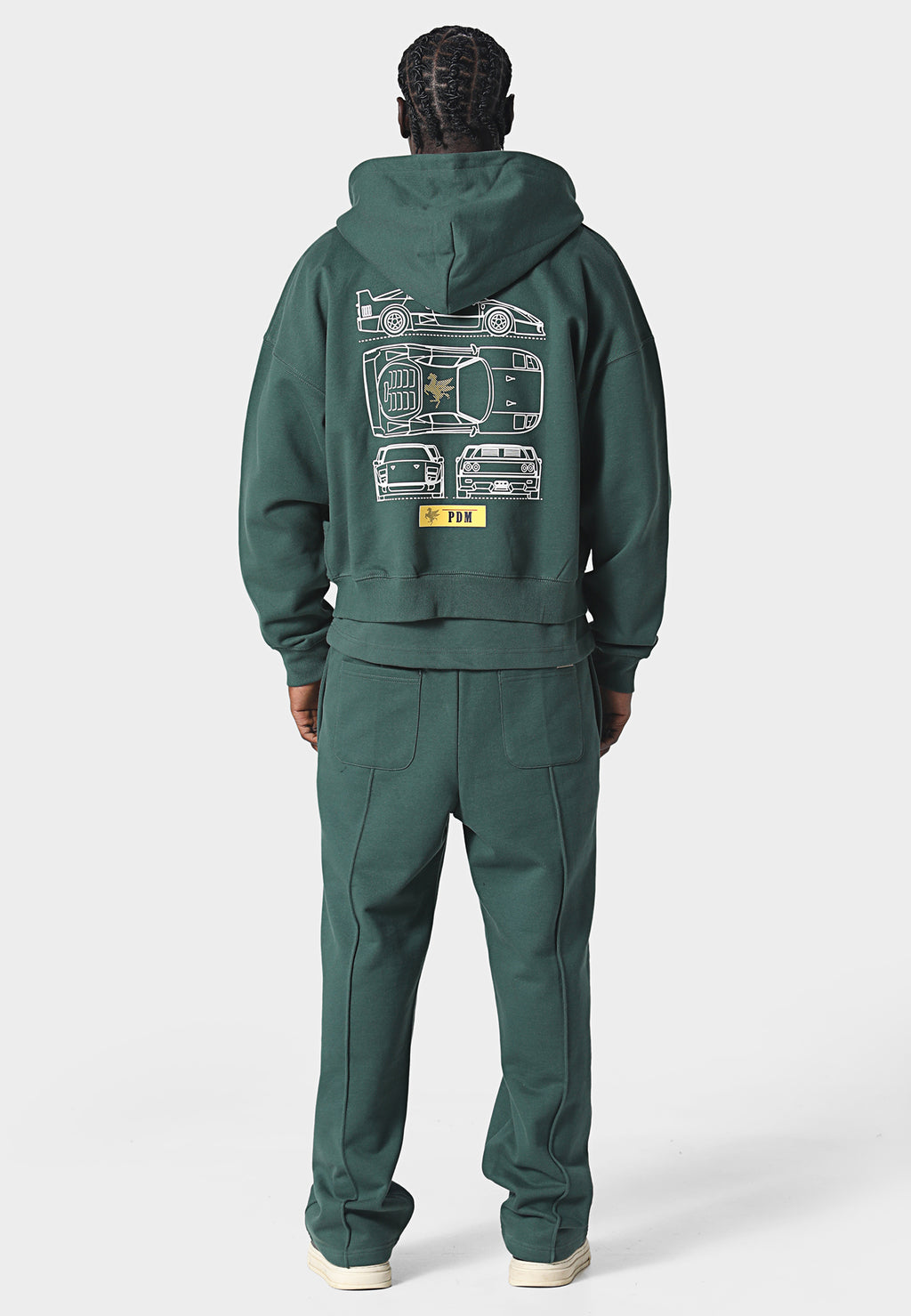 Soveriegn Zip Hoodie Pedosa Green