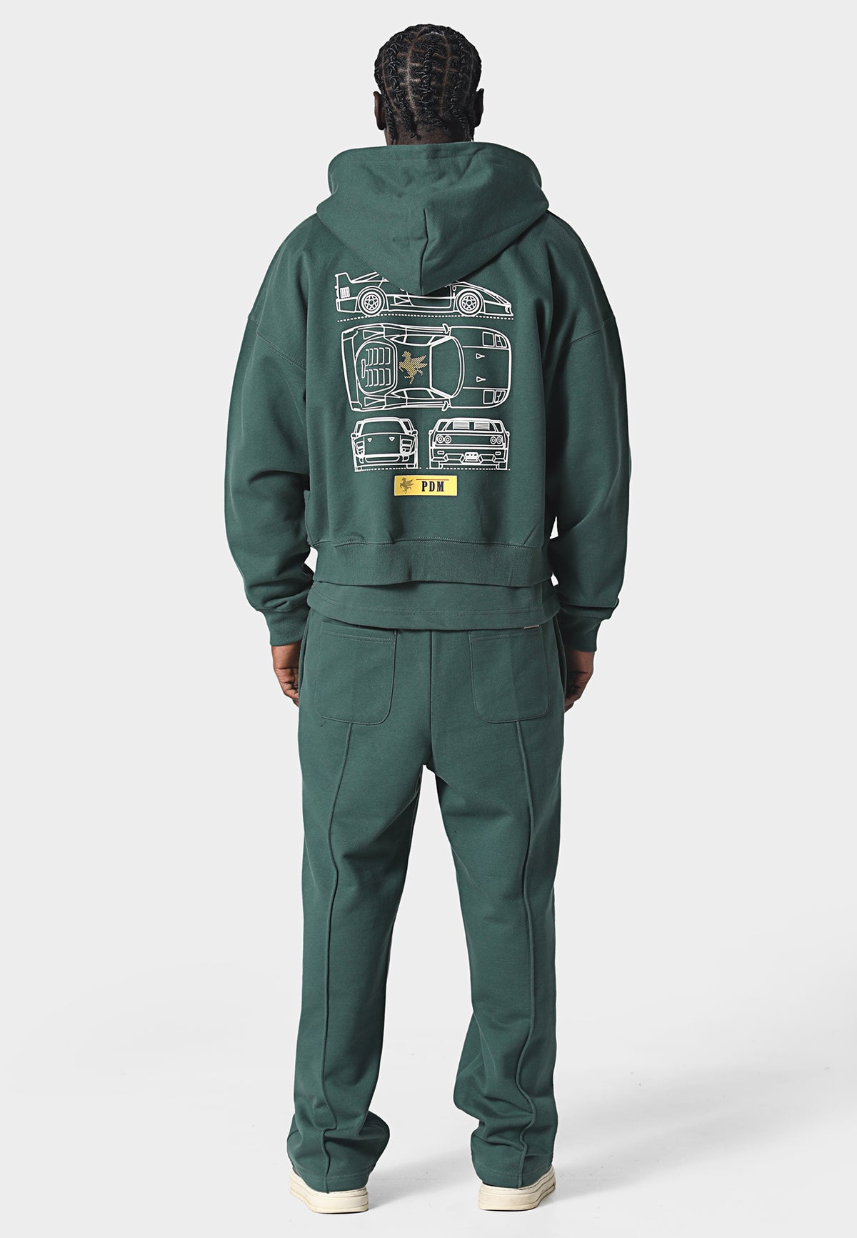 Soveriegn Zip Hoodie Pedosa Green