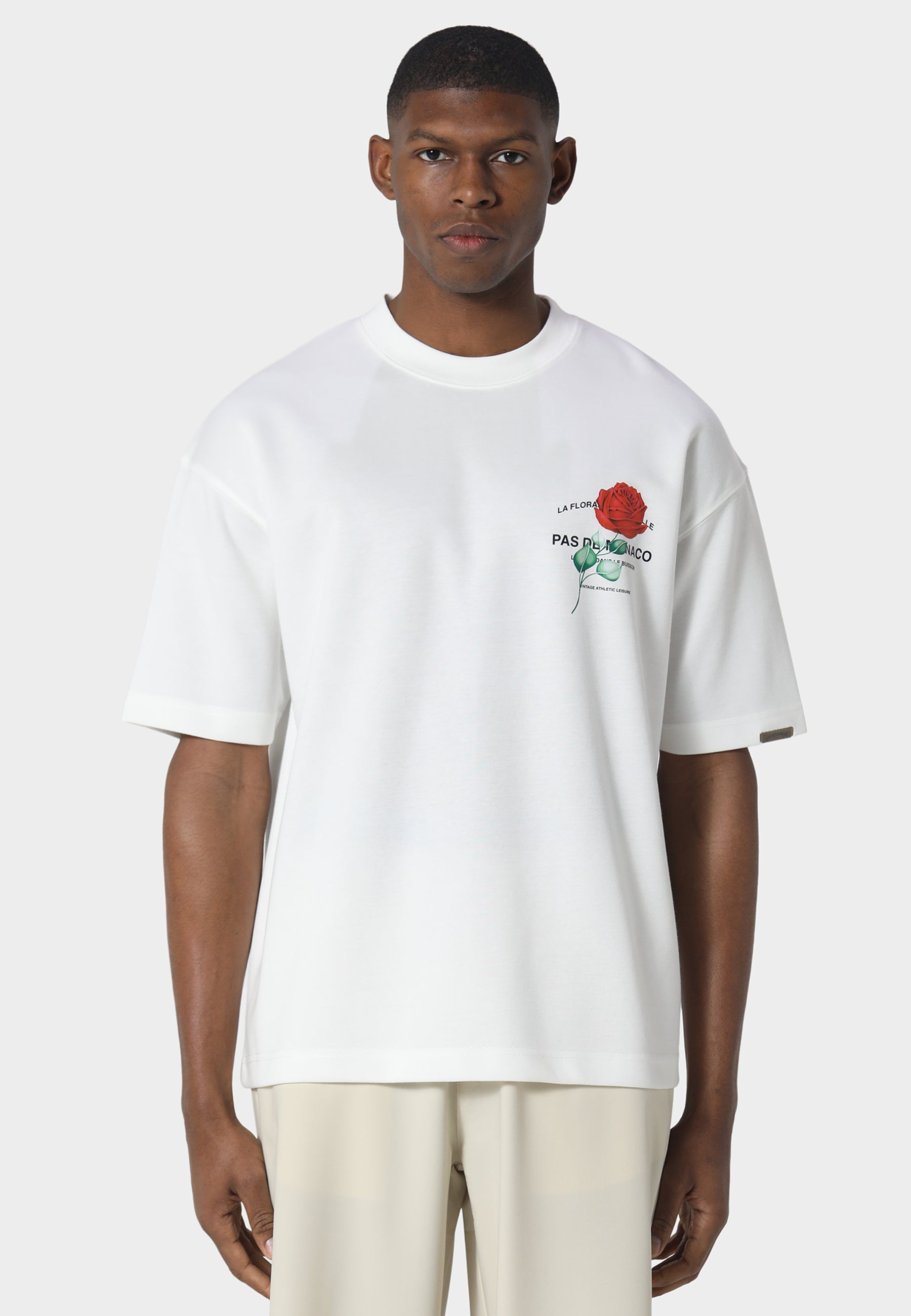 Rose Riviera Off White T-Shirt