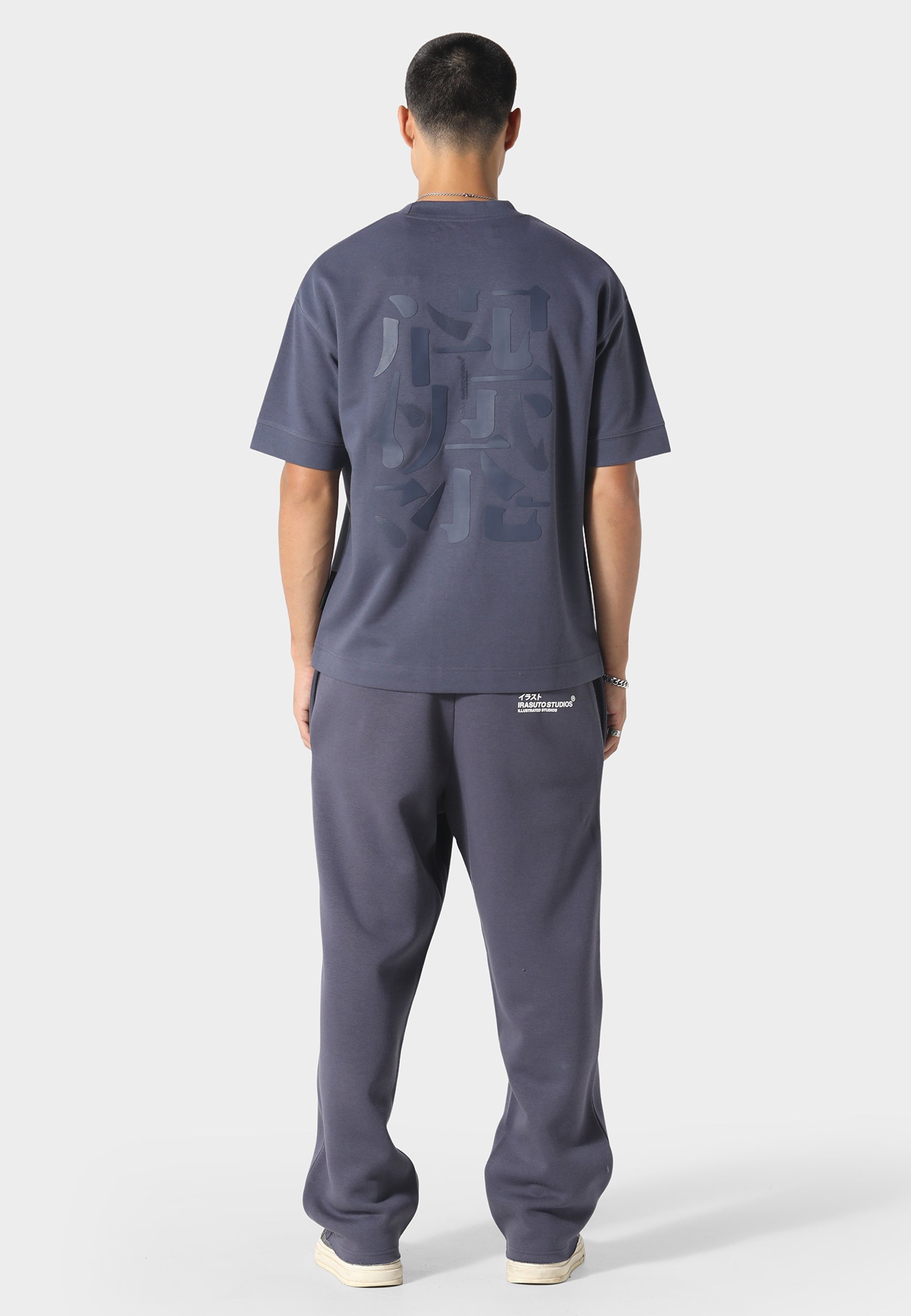 Typo Sea Blue T-Shirt