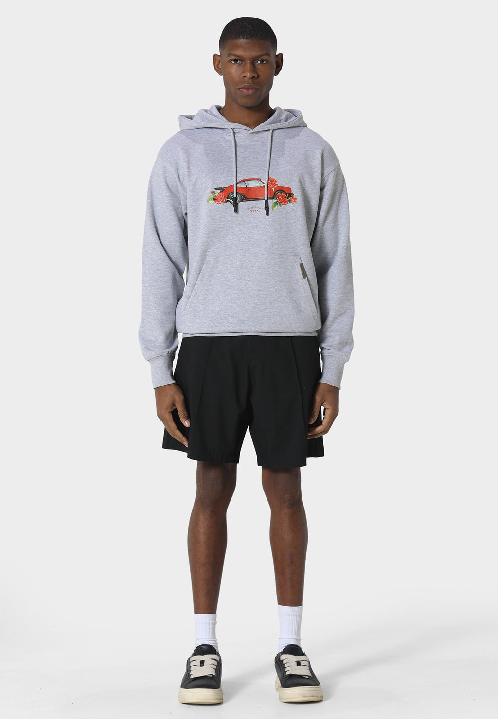 Velocita Marl Grey Hoodie