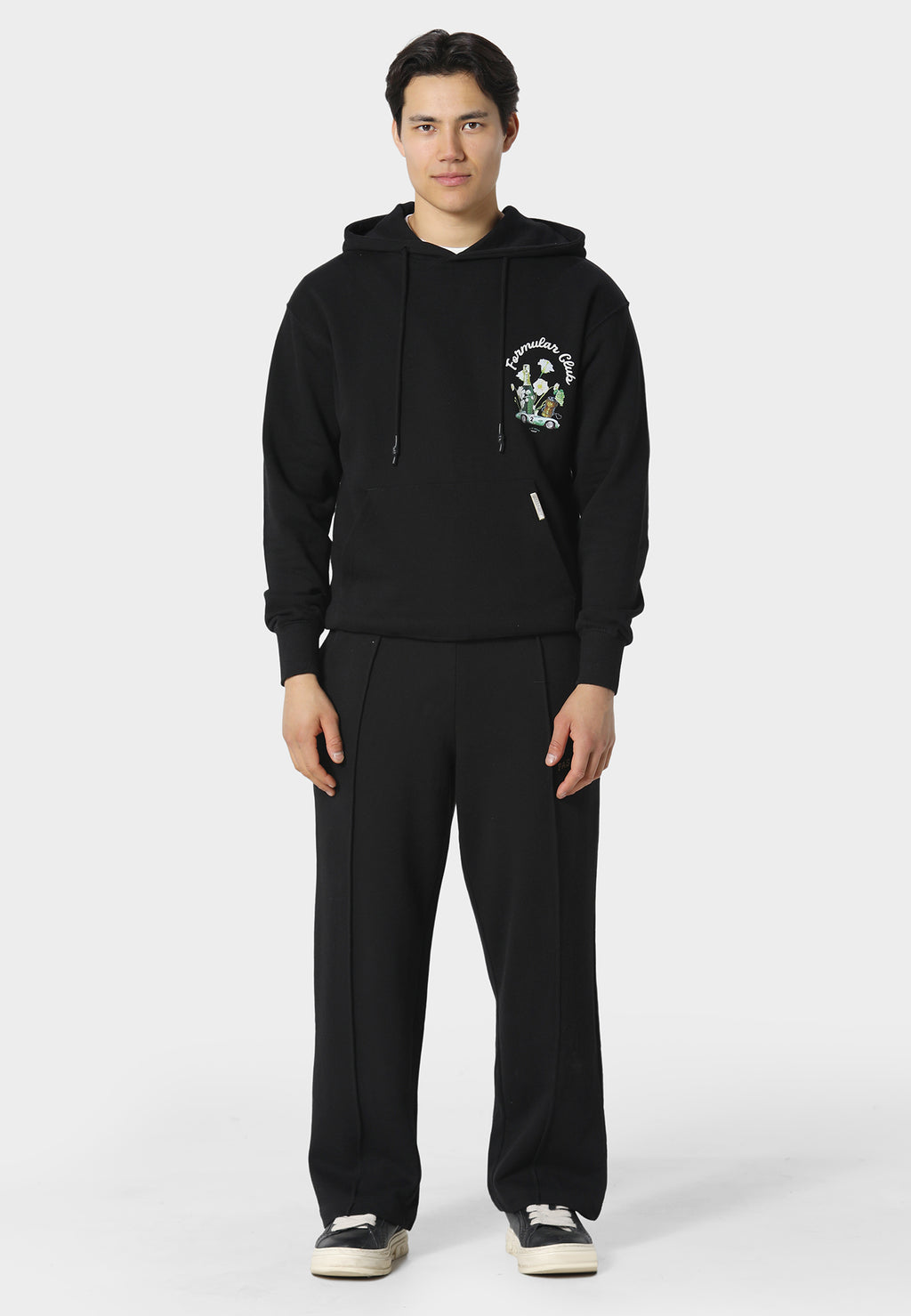 Vigne Jet Black Hoodie