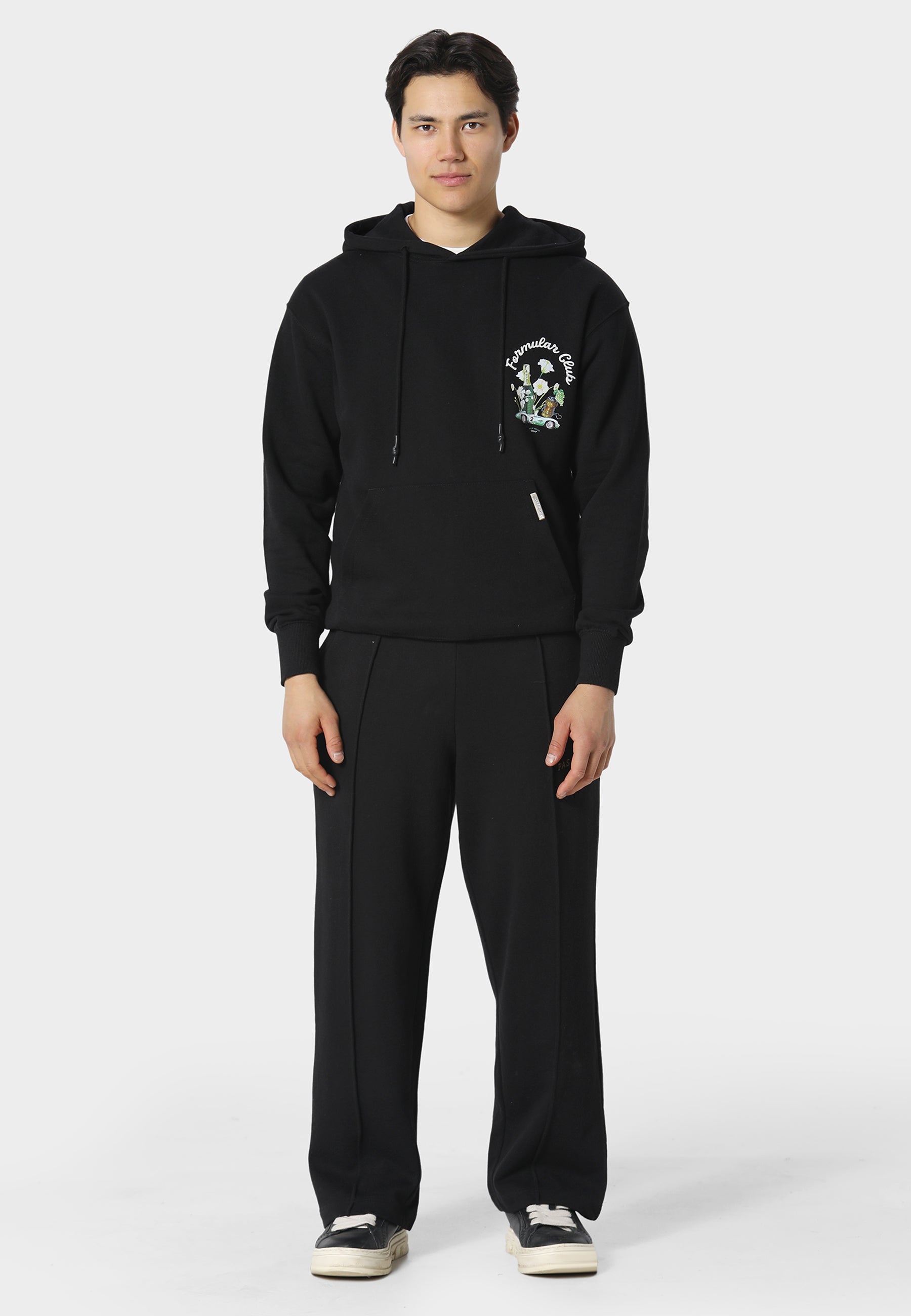 Vigne Jet Black Hoodie