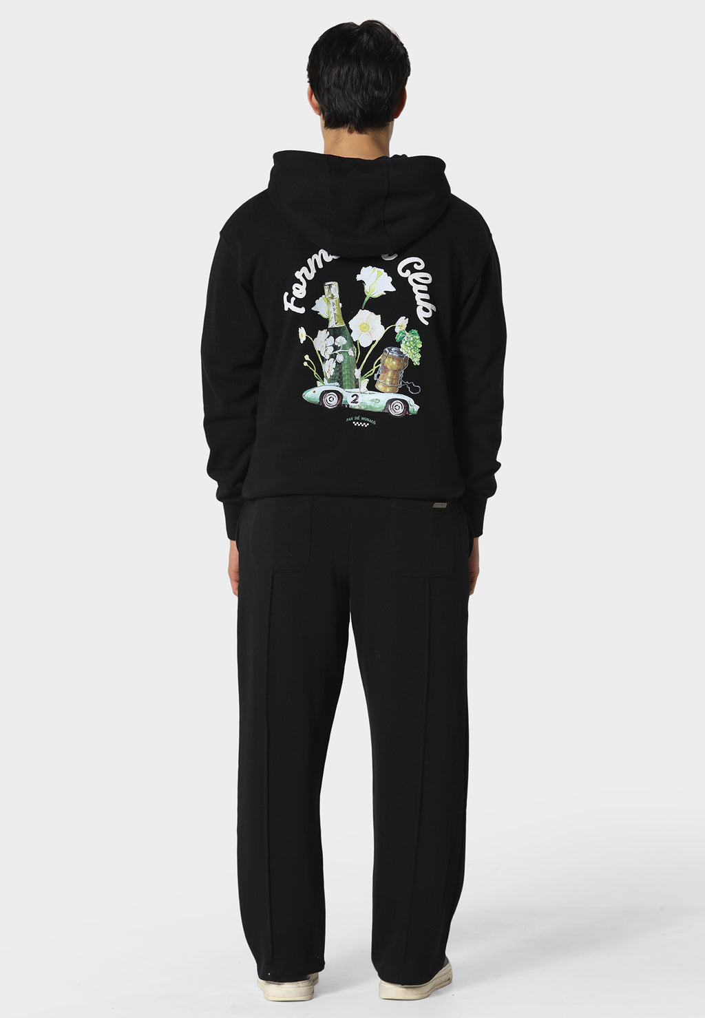 Vigne Jet Black Hoodie