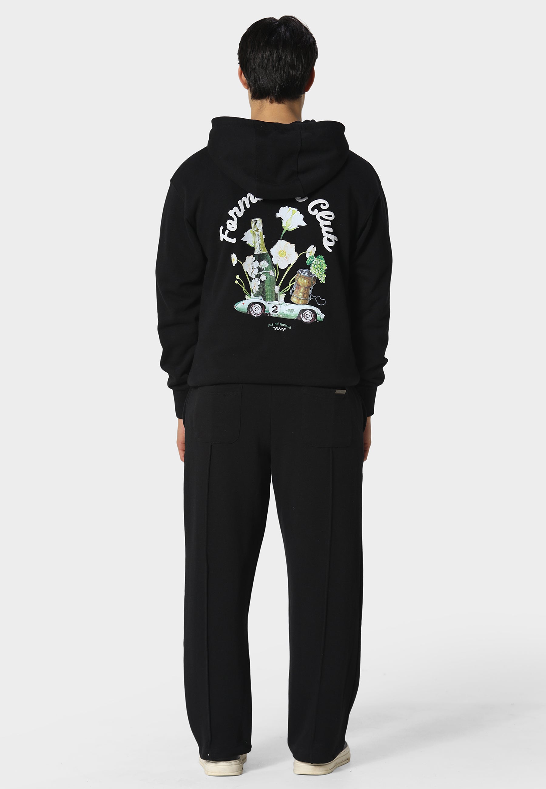 Vigne Jet Black Hoodie