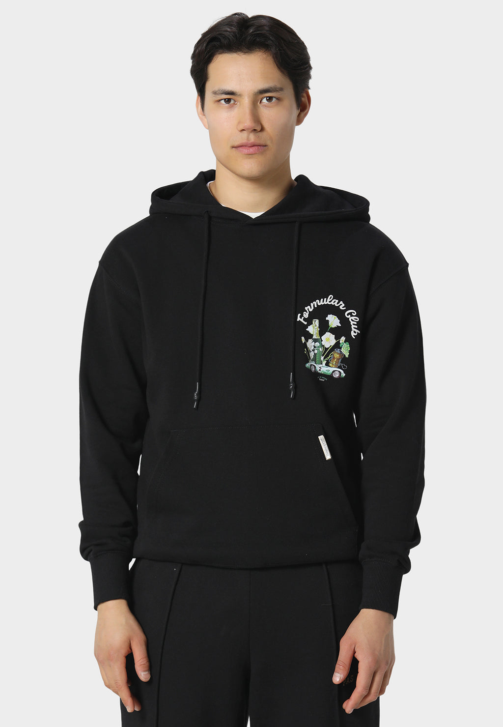 Vigne Jet Black Hoodie