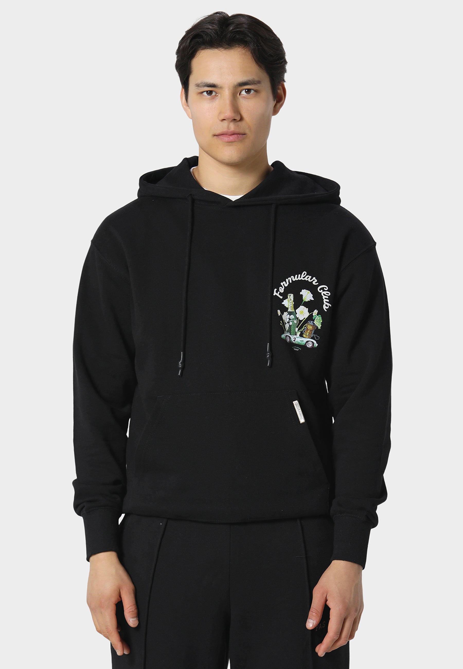 Vigne Jet Black Hoodie